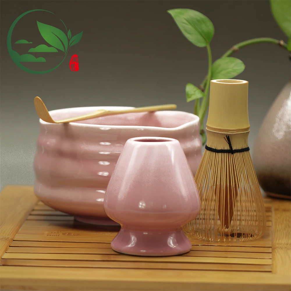 Japanese Ceremony Different Color Whisk Stand Available Porcelain Bamboo Matcha Tea Chasen Naoshi Whisk Holder