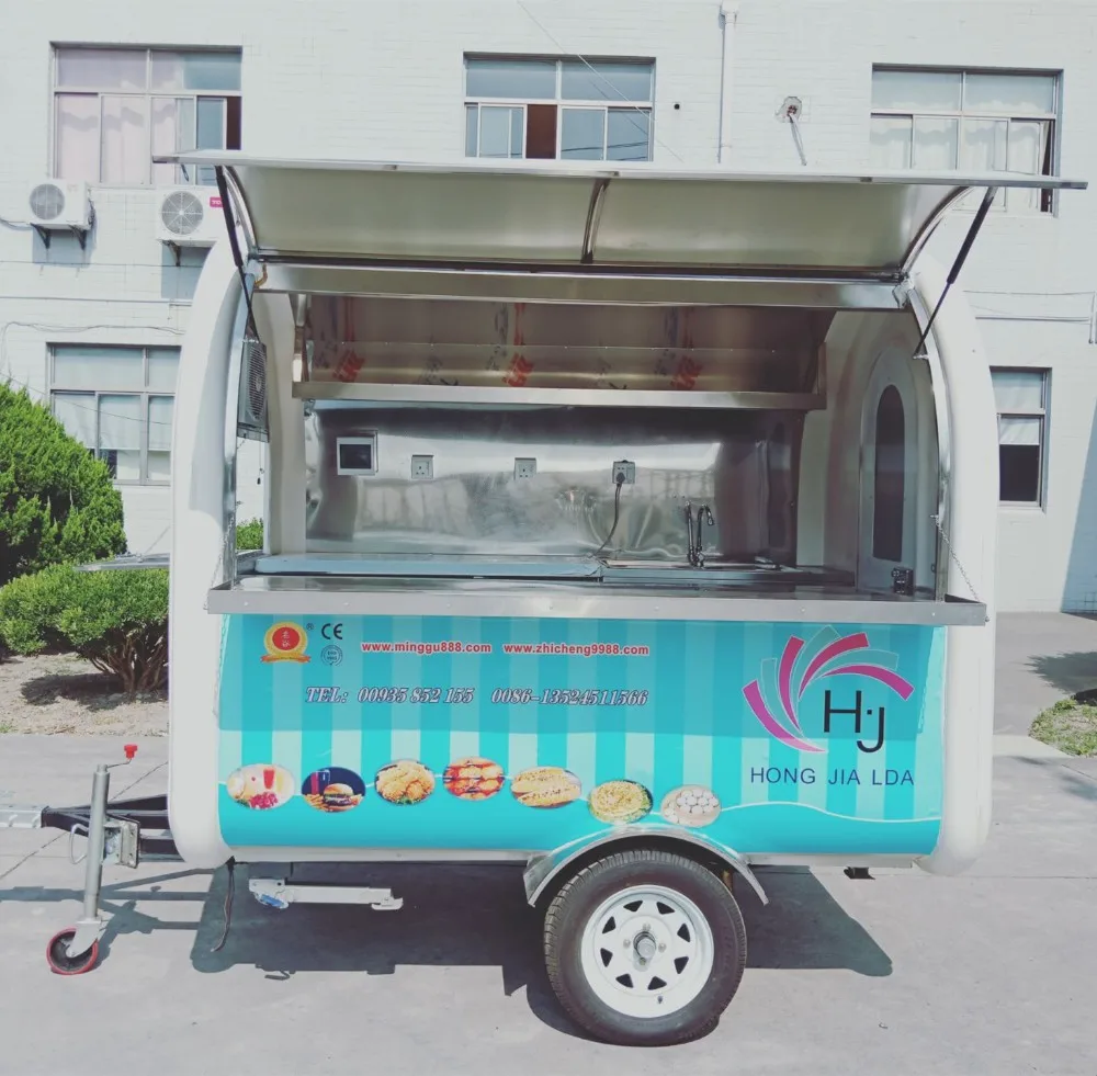 outdoor mobile fast trailer food mobile coffee shop used food trucks for sale in Germany