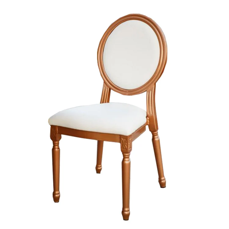 Wholesale Event Hire Banquet Use White Frame Wood Louis Chairs