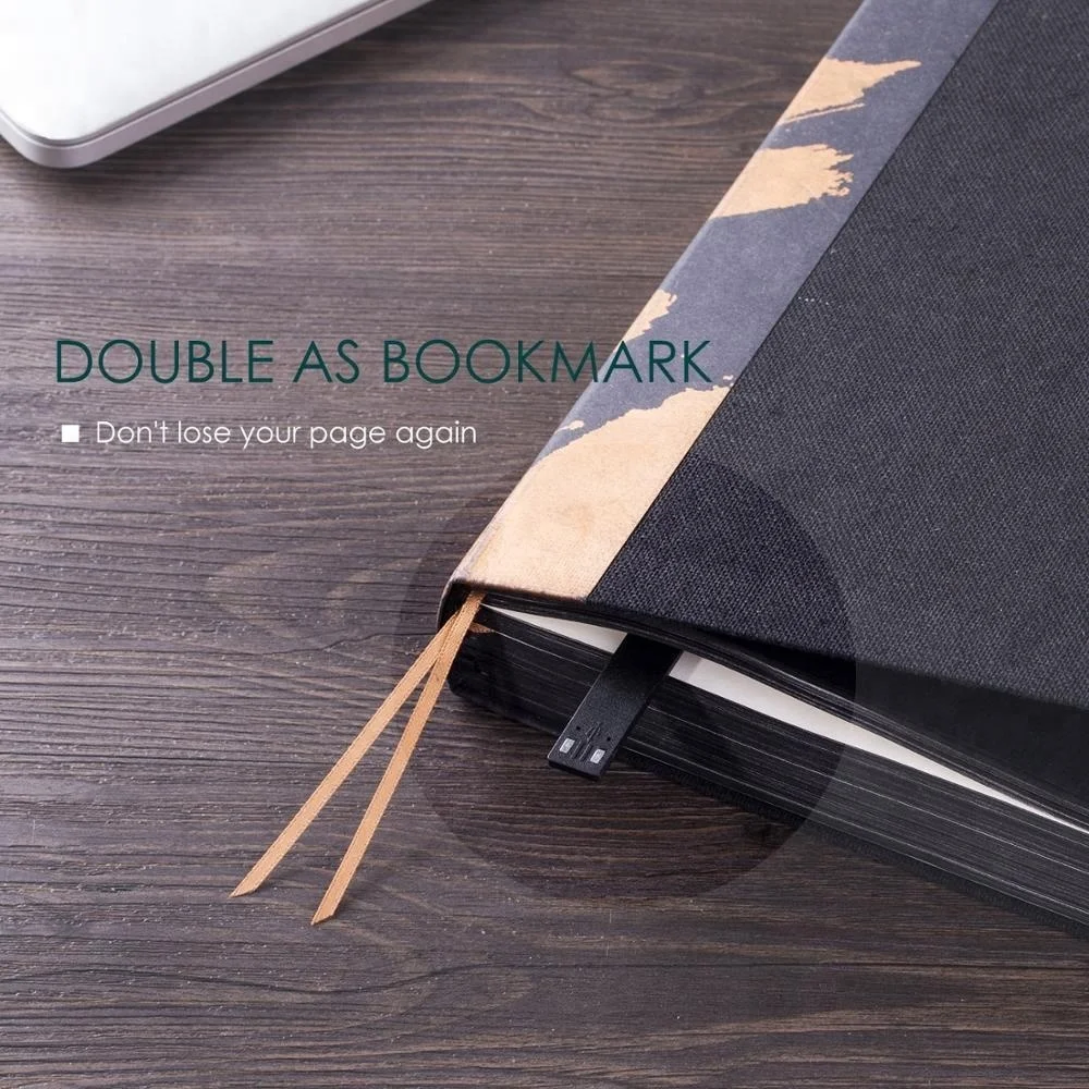 
Yarrae 2018 Rechargeable LED Clip Book Light for Bed Reading, 3 Color Reading Book with Brightness Adjustable 