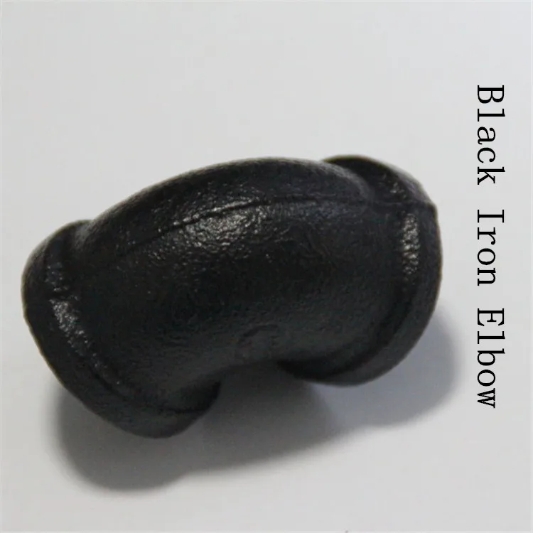 Одобренный поставщик сантехники, фитинги для труб из оцинкованного железа с черным покрытием, 90 градусов