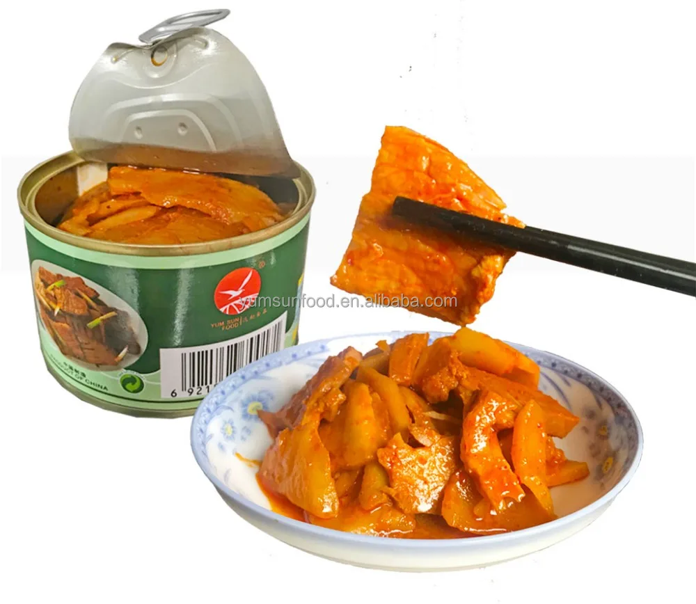 
Sliced pork with bamboo shoots food 