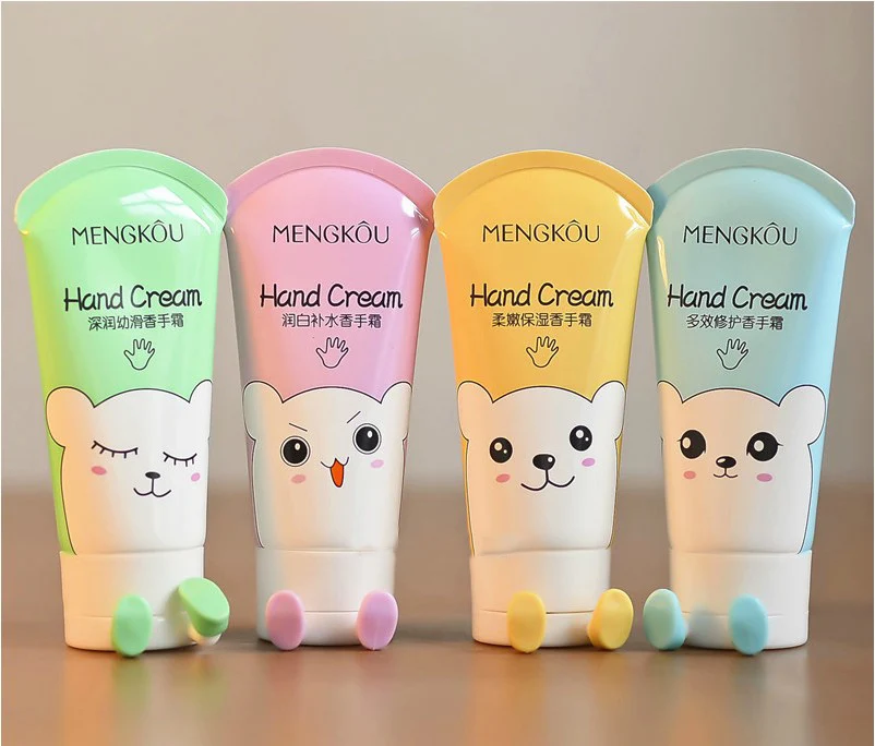 New arrival Cute Pet with little Feet Hand Cream hand lotion whitening&moisturizing 4 Fragrances Perfumed Hand Creams 80g M4109