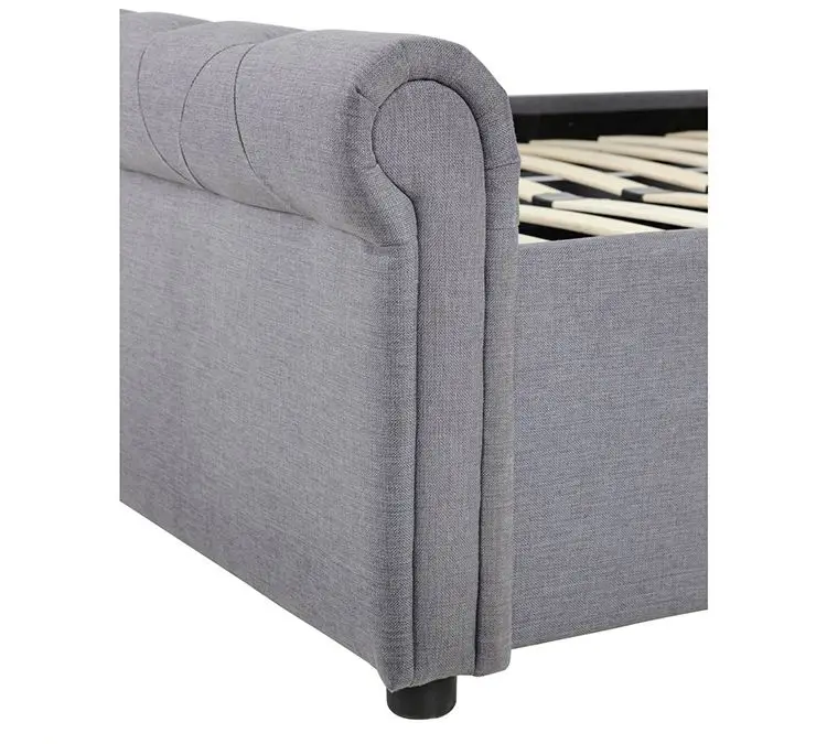 Free Sample Used Victoria Queen Full Size Sleigh Bed Frame