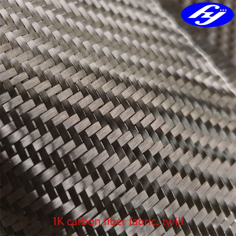 120g/m2 1K Woven Twill Carbon Fiber Fabric/cloth/roll