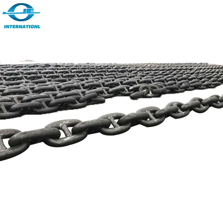
ISO1704 Grade U2 U3 Stud Link Marine Ship Anchor Chain for Marine Ship 