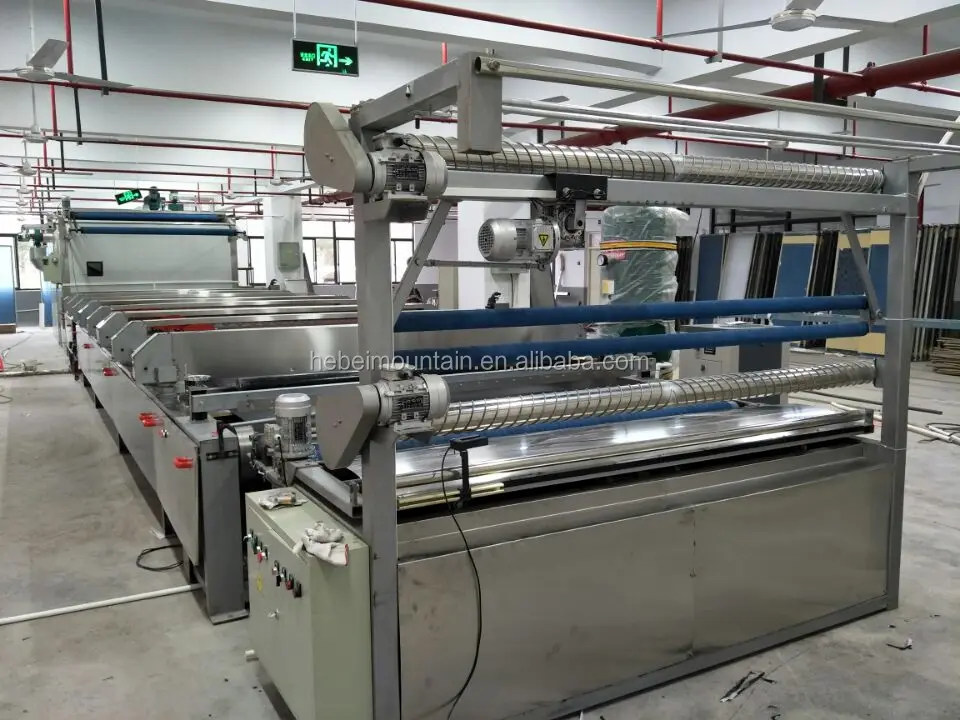Factory roll to roll 6 colors automatic flat screen printing table machine for textile fabric