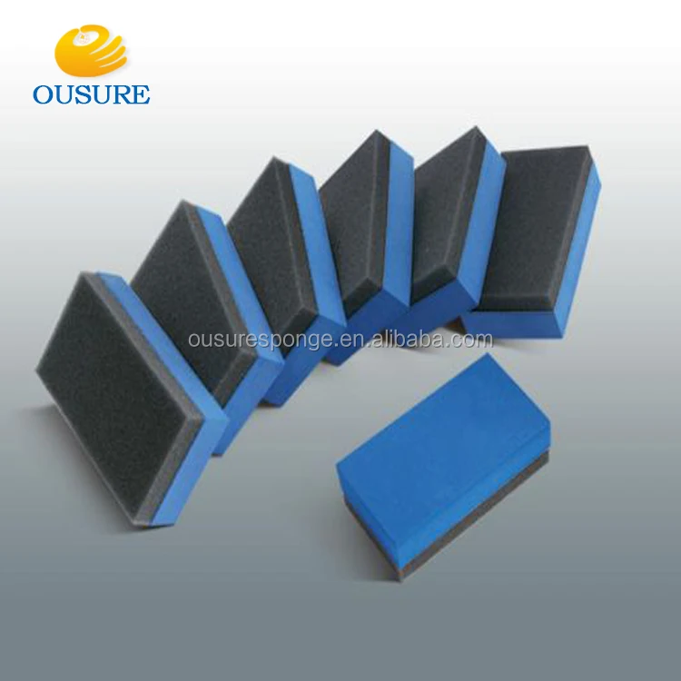 Various shapes car wax sponge car polishing pad car coating sponge tool