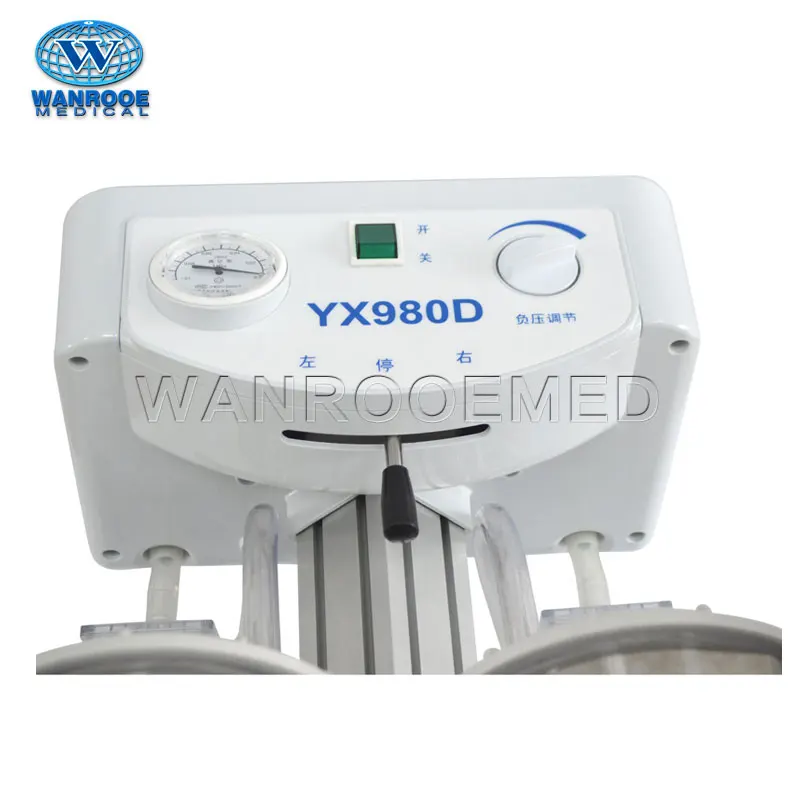 
YX980D Hospital Medical Electric Phlegm Vacuum Suction Unit Apparatus Machine 