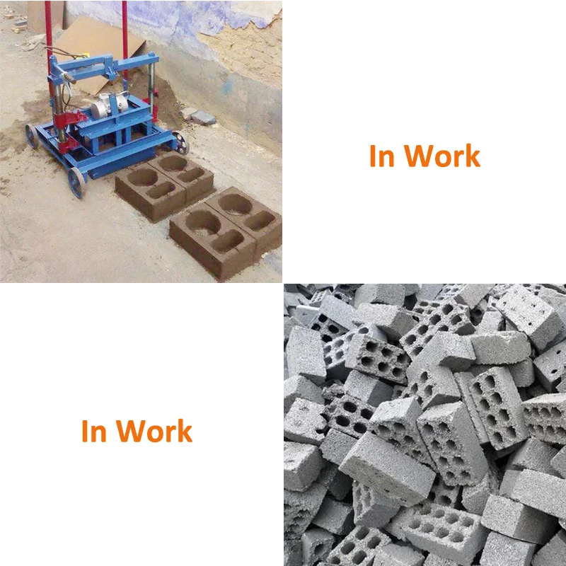 NEWEEK interlocking manual concrete cement brick block making machine