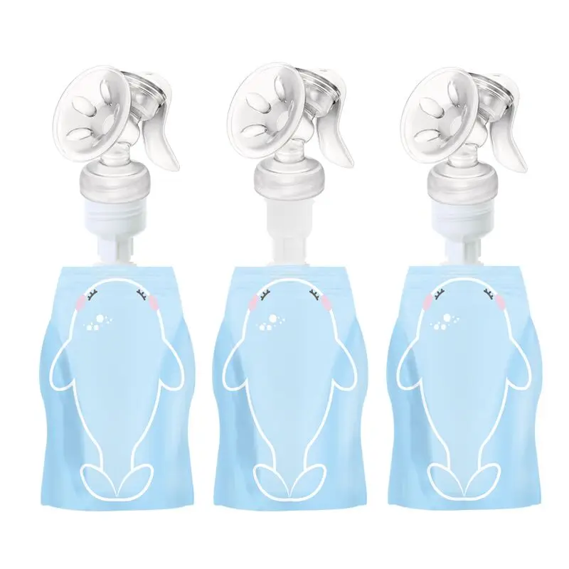 180ml fashion 2020 hot baby breast milk storage bags BPA free with twist top