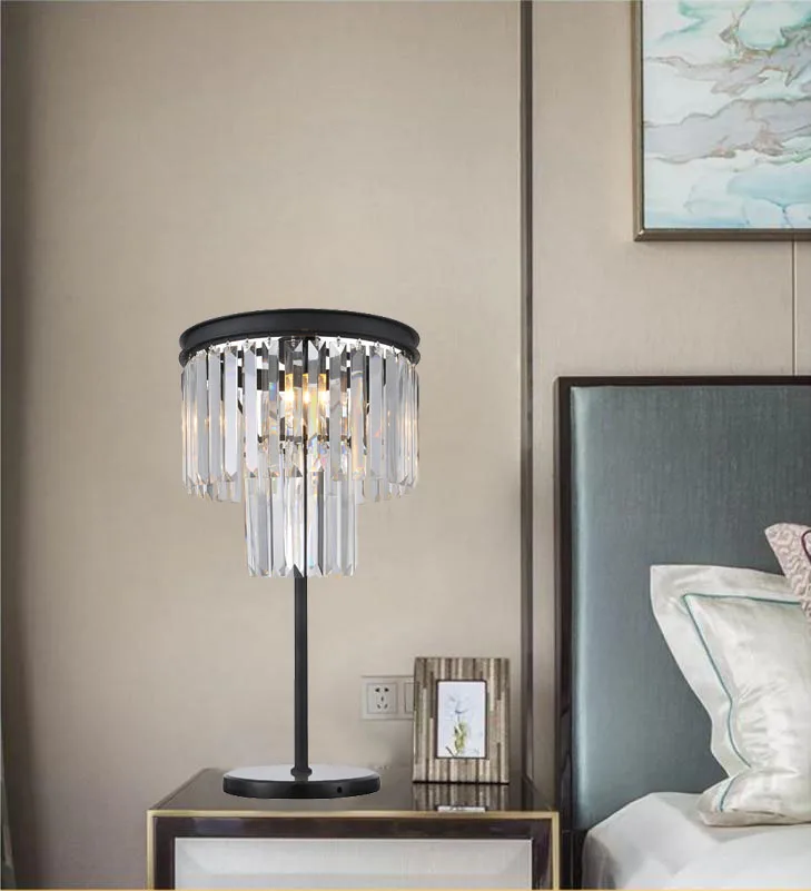 K9 crystal design home decorative table lamp in china