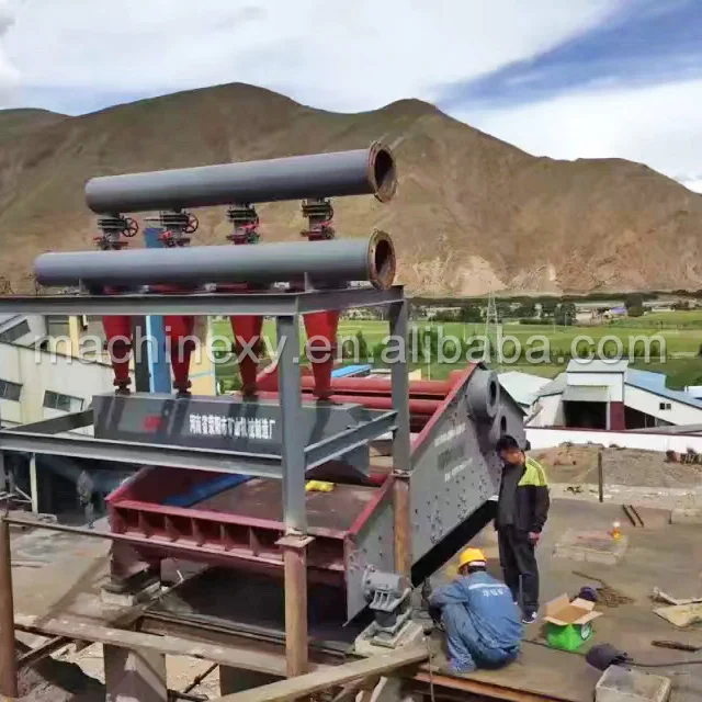 Речная Песочная транспортная dewatering вибрируя экран влажной кварцевого песка обезвоживания экран