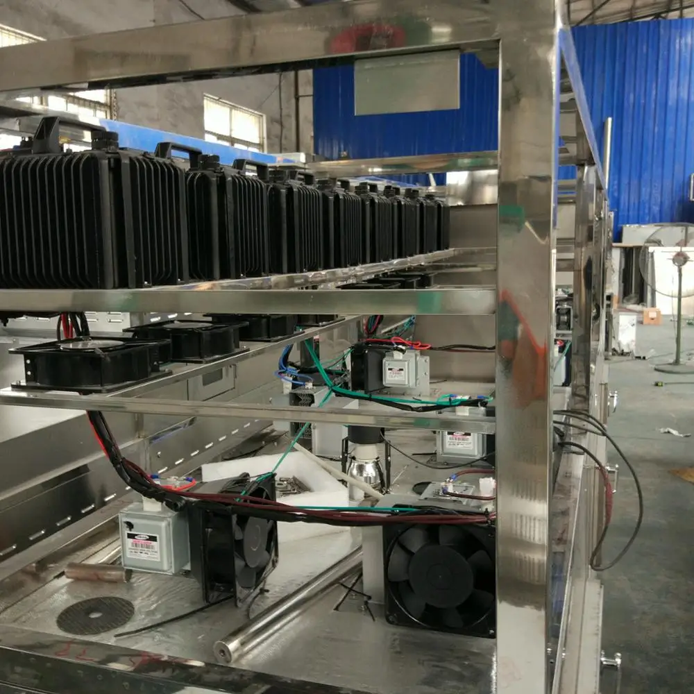 Frozen Sardine Fish Microwave Thawing Machine