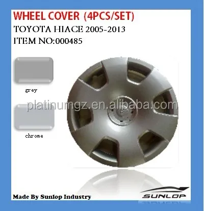 Sunlop hiace other body parts wheel cover 4pcs/set for hiace 2005-2008 commuter quantum wheel cover 42602-26010