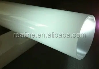 Transparent Colored Big Round New Cast Acrylic Tube , Colored Cast Acrylic Pipe