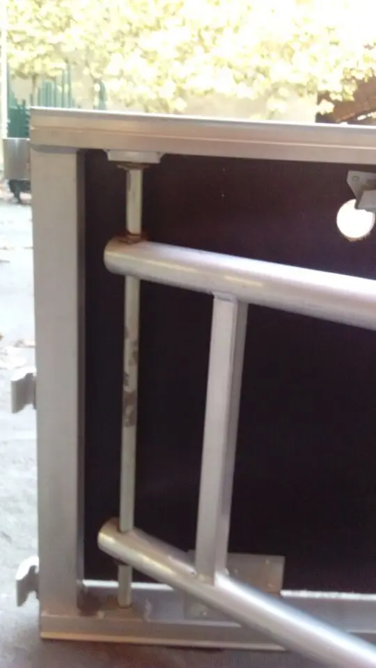 EN12811 Standard Hatch Type Aluminium Access Plank with Trapdoor for Construction Disc lock modular Scaffolding