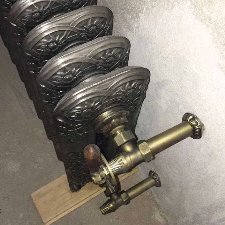 antique brass finish shround for antique cast iron radiators valve