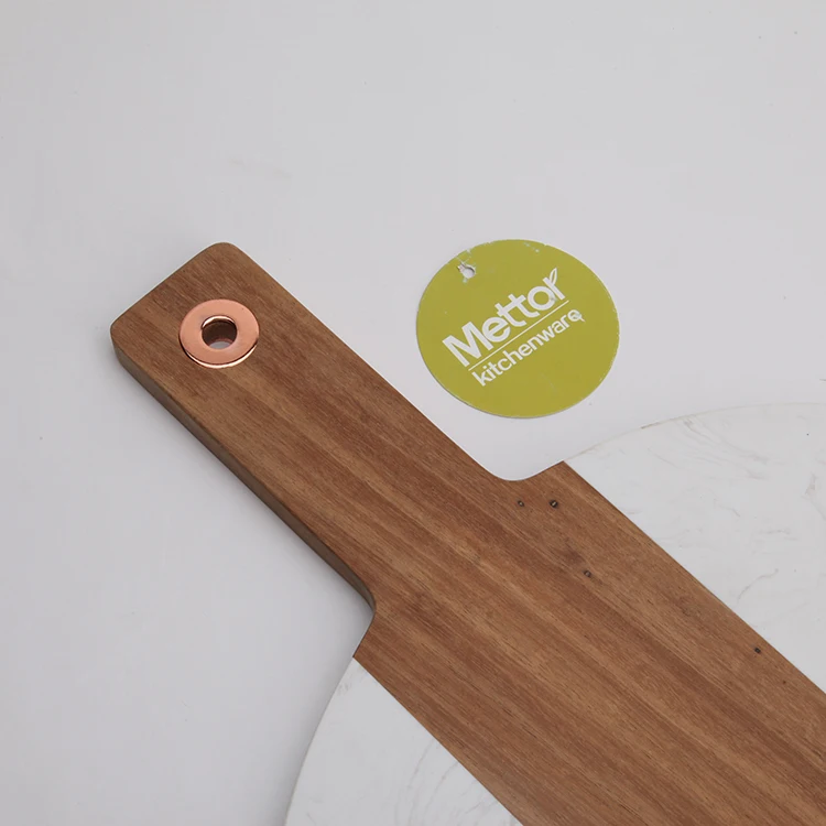 
Super Easy Clean flexible kitchen Marble round chopping board 