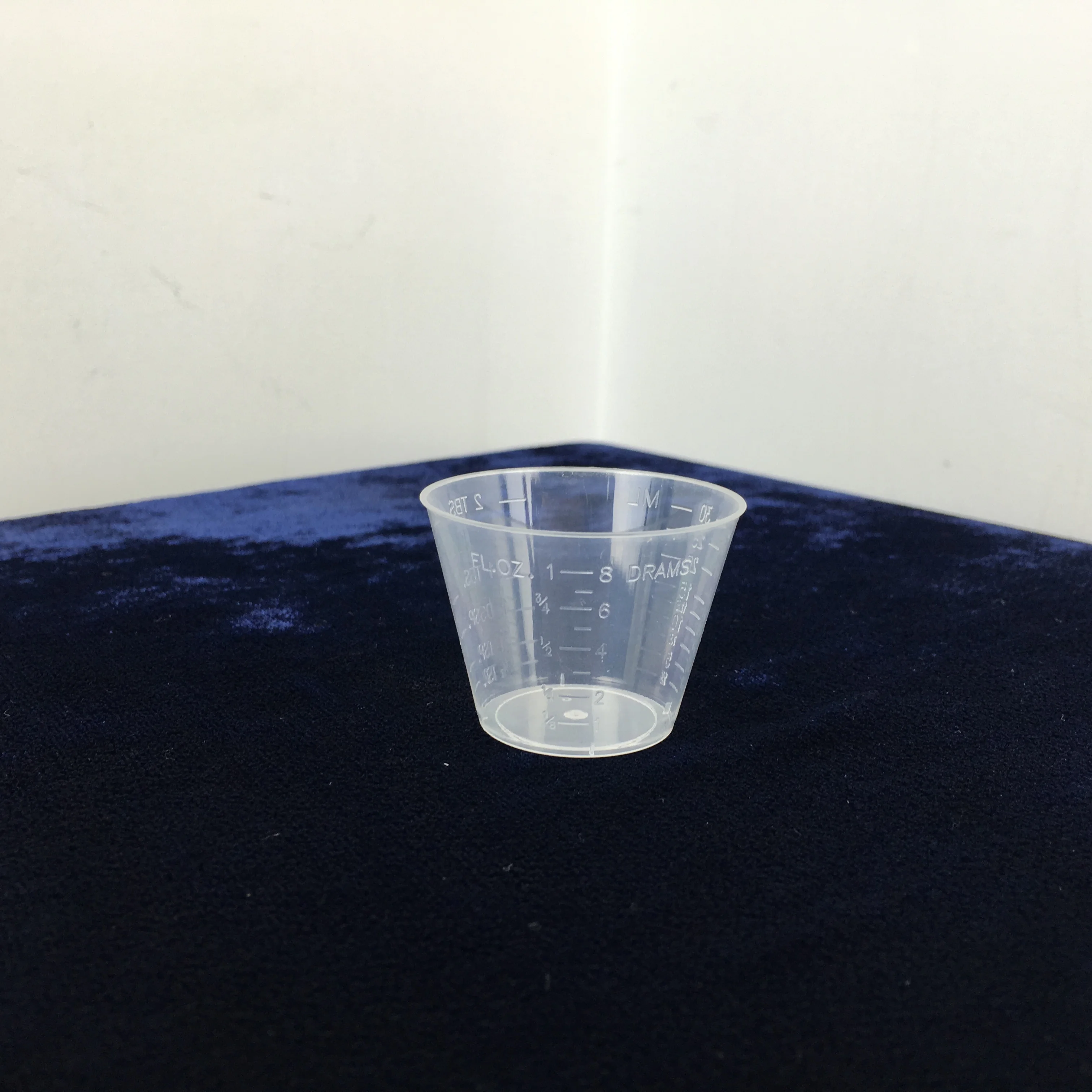 30ml 1oz Disposable Clear Plastic Pp Measuring Graduated  Medicine Cup