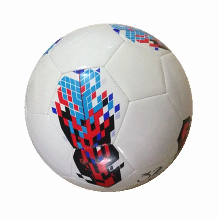new outdoor sports football white custom logo size 5 ball soccer
