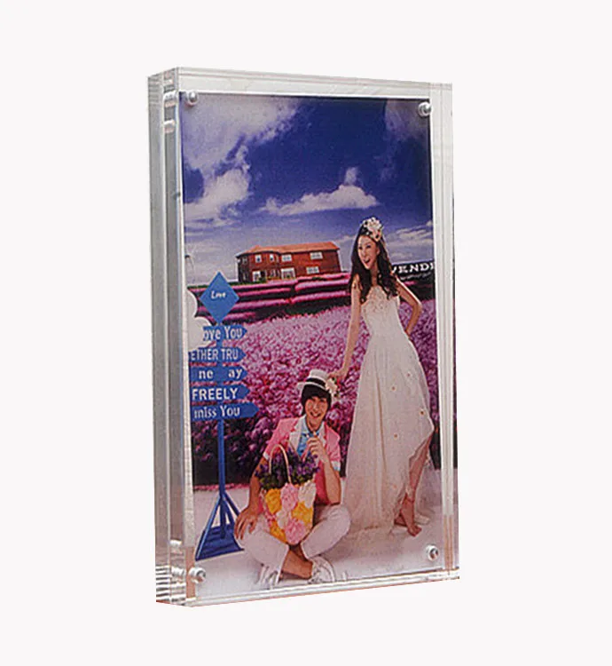
Manufacturer customizes clear acrylic magnetic photo frames 