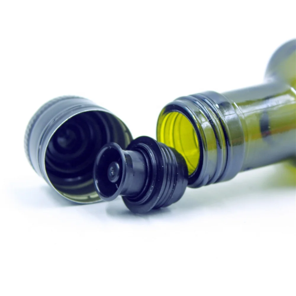 31,5 24 мм Выдвижная алюминиевая крышка для оливкового масла для стеклянной бутылки оливкового масла