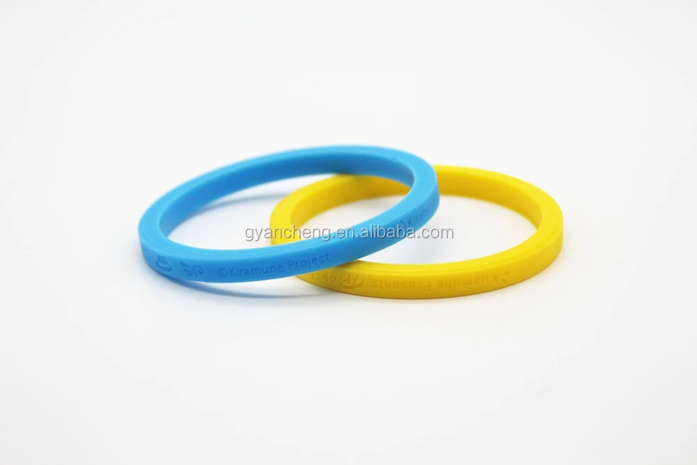 Печать логотипа Силиконовый Браслет Цвет Силиконовые Браслеты