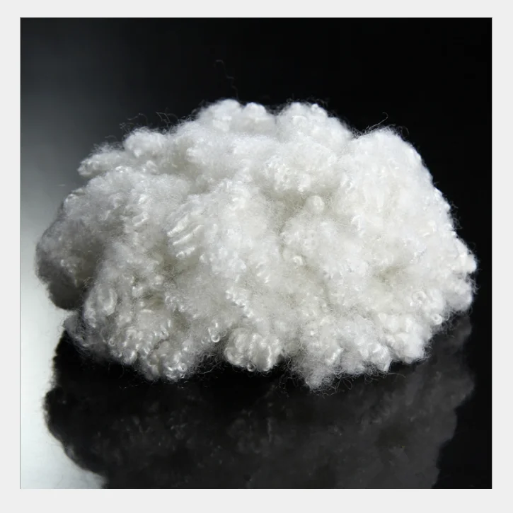 100% Polyester Recycled HCS Polyester Staple Fiber for toys filling Polyester Fiber Manufacturers and Suppliers