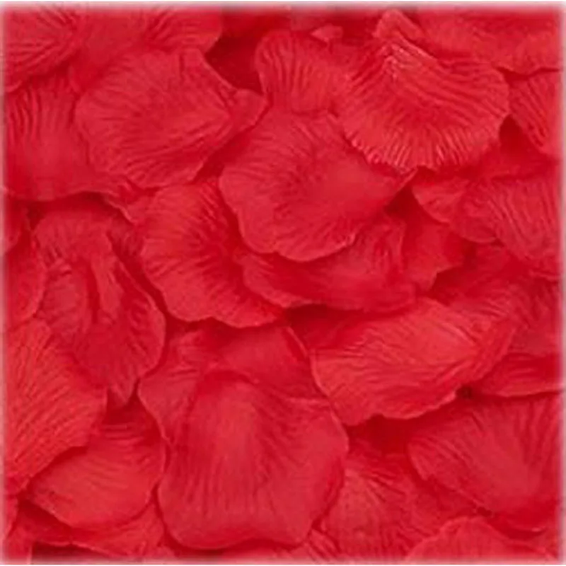 1000PCS Silk Artificial Flower Rose Petals Recycled Party Wedding Decorations Wholesale Levert