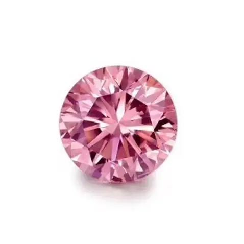 Moissanite diamond price per carat Pink  moisssanite 1 carat 6.49mm top quality loose stones  forever brilliant cut