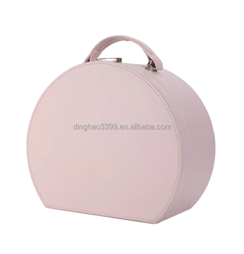 China Professional Factory Custom PU Tote Makeup Cases/New Design Young Girl PU Beauty Case/Round Eco-friendly pu Cosmetic Case