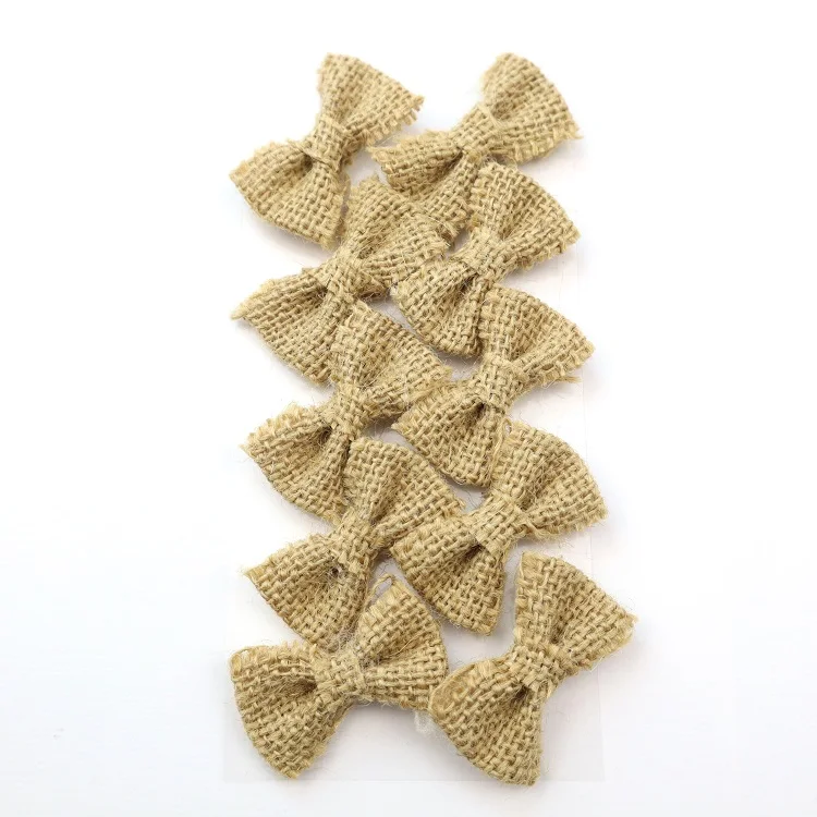 Linen bow  layered  stickers 2021