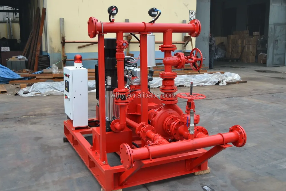 Fire water jockey pump powered by diesel engine