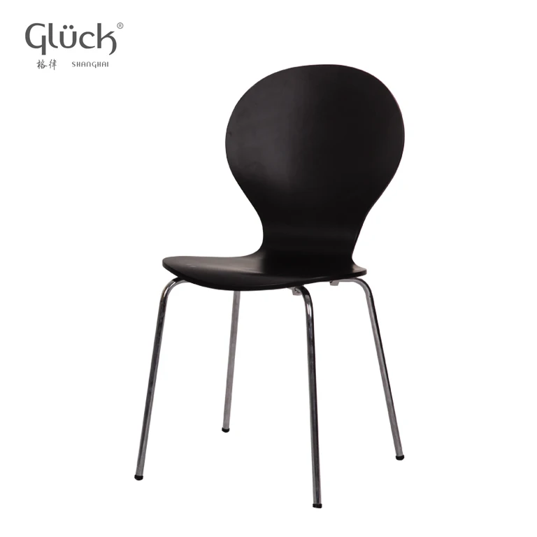 
European Modern Designer Metal High Back Wood Chair Dining Room Cheap Bentwood Chairs 