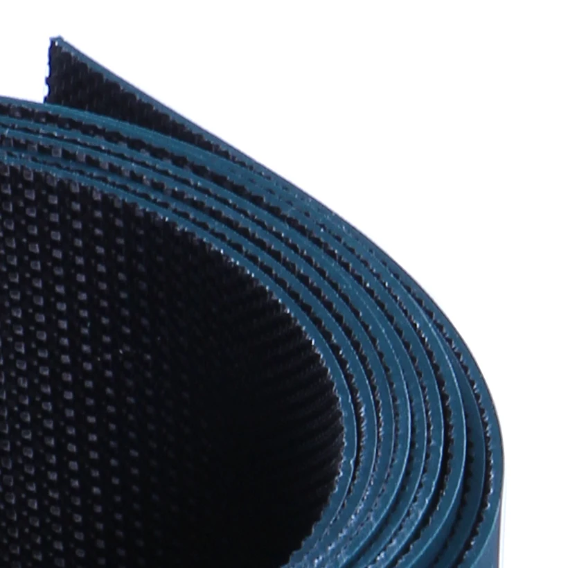 1.0mm blackish green and black flexible transmission machine belt