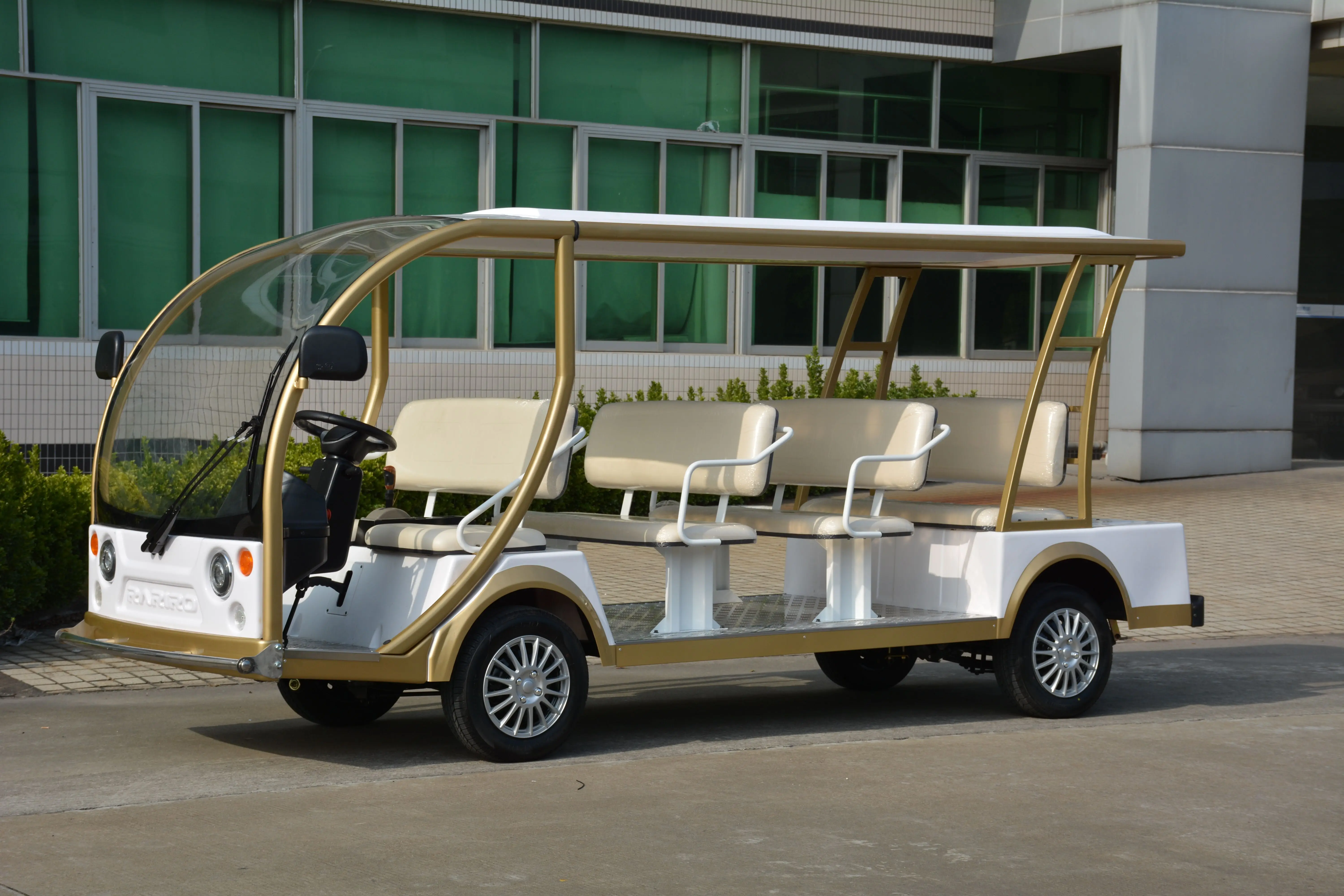 Export Europe new design 8 seater 11 seater 14 seater electric shuttle bus electric sightseeing car tourist car for hotel park