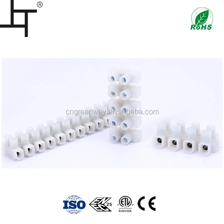 Nylon plastic H type screw terminal block with ENEC25