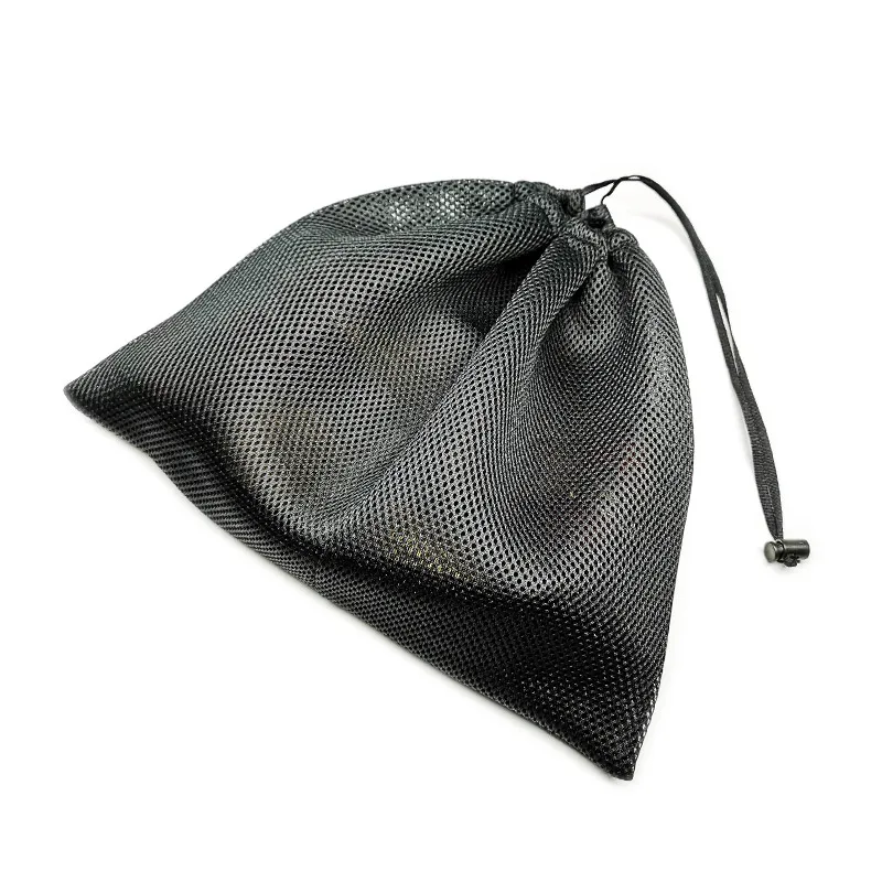 Custom Logo Sandwich Mesh Fabric Drawstring Shoe Dust Bag Pouch