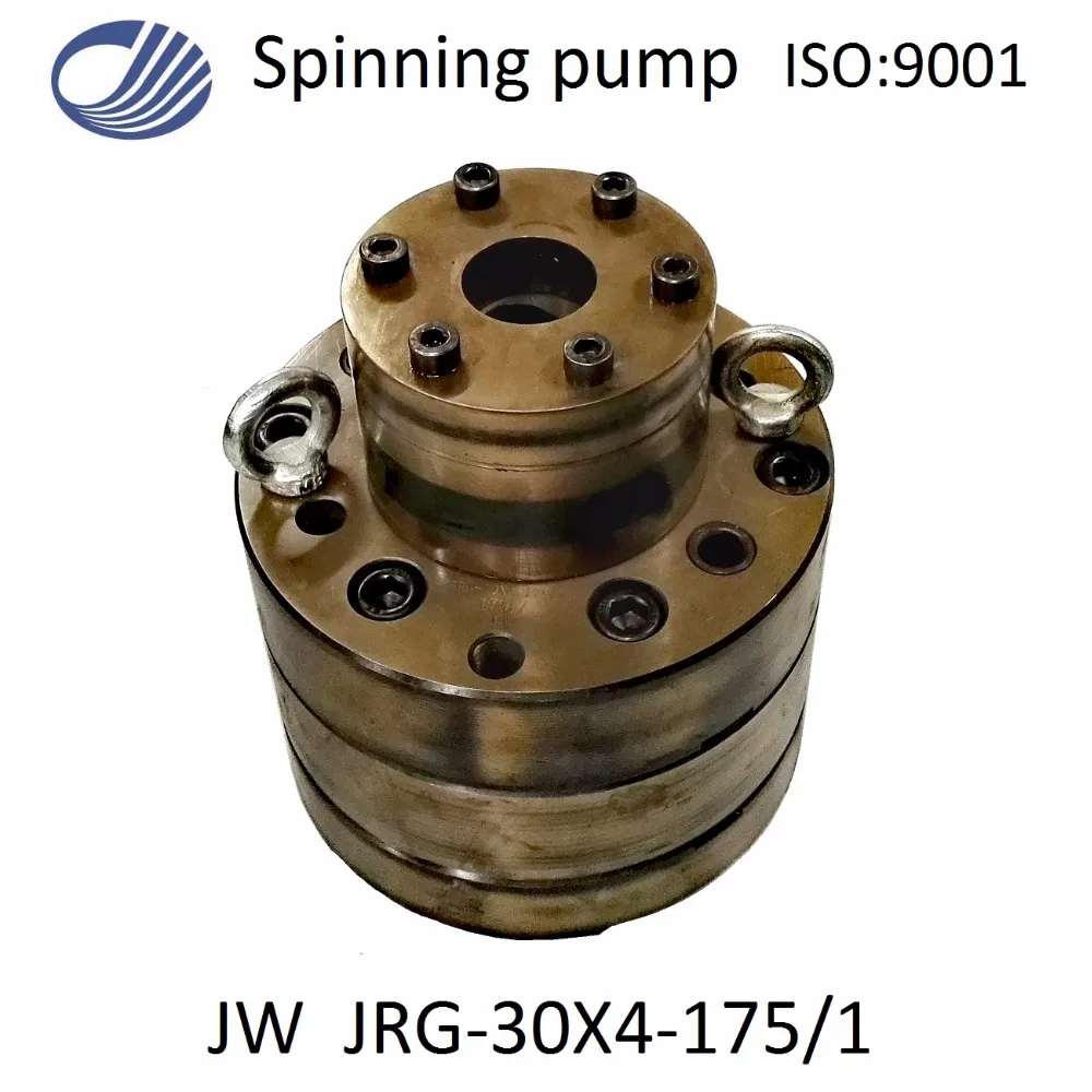 JINGWEI brand 30x6cc/rev (9L/h) Melt Spinning Metering Gear Pump for FDY & POY Chemical Fiber Rayon