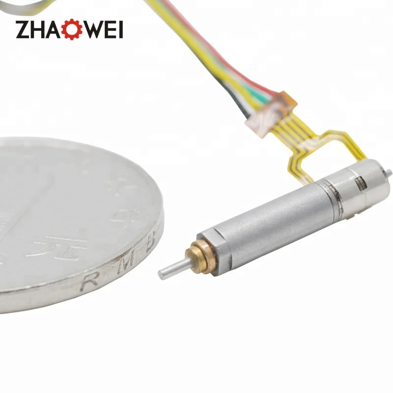 zhaowei custom 3.4mm small gear motor planetary geared mini stepper motor for Mobile phone lift camera module