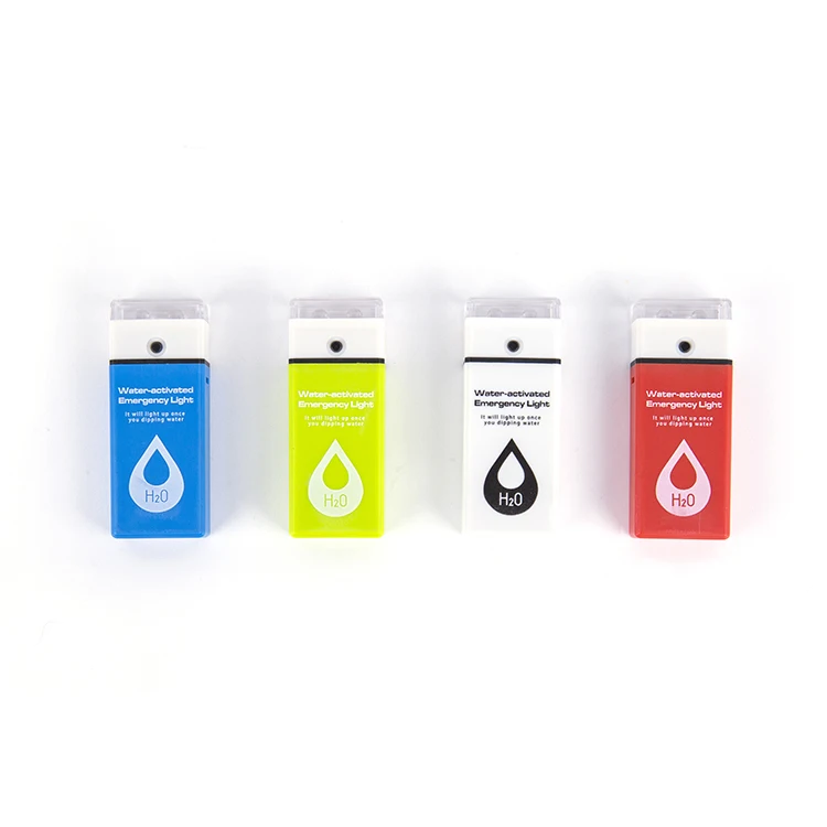 Water-activated emergency light colorful LED emergency light