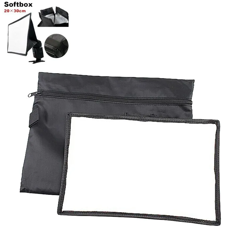 
Mini Photo Diffuser Soft Light Box for Canon Silver Reflector Flash Diffuser Softbox 