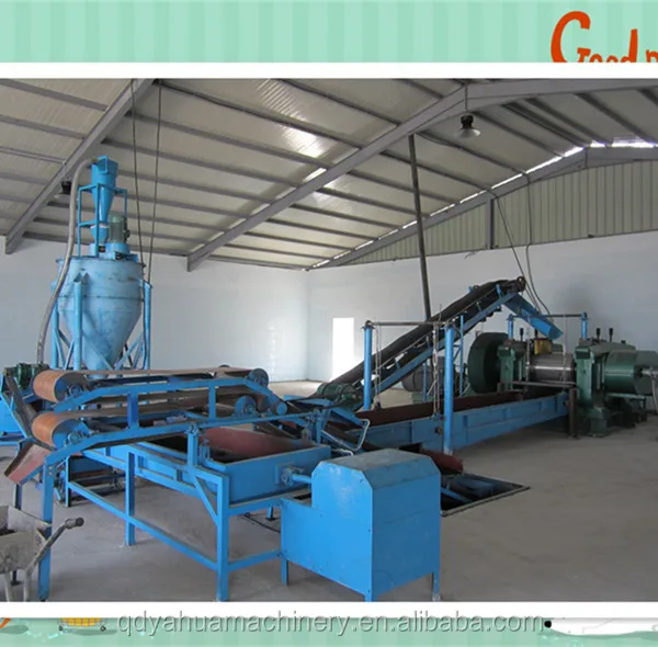 Прочная линия по переработке отходов шин для восстановления резины