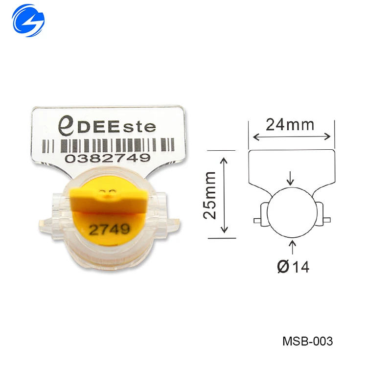 
Wholesale china supplier OEM ODM manufacturer new design brand Aluminum Lead Seal Sealed Water Meter Metering Seal 