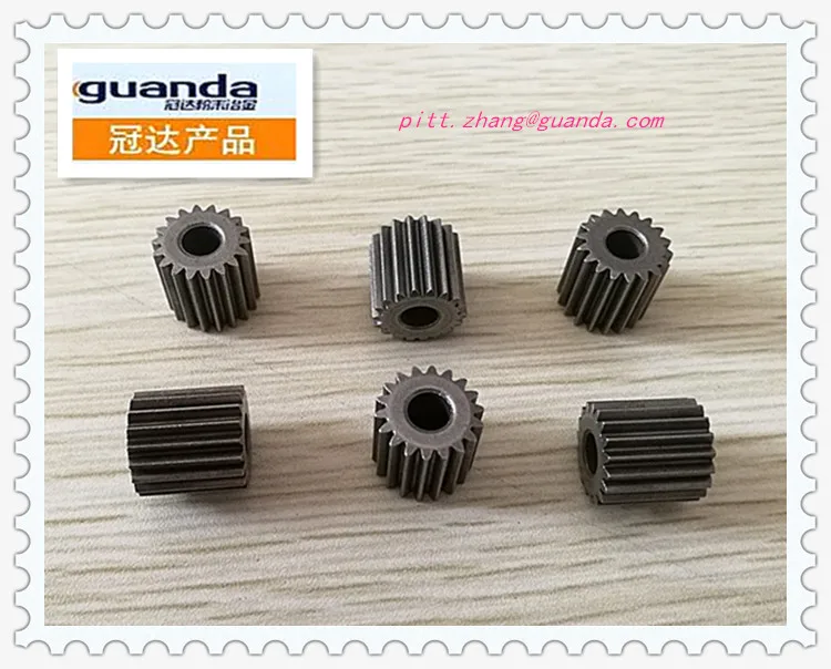 
small sintered gears for money-counting machine by powder metallurgy 