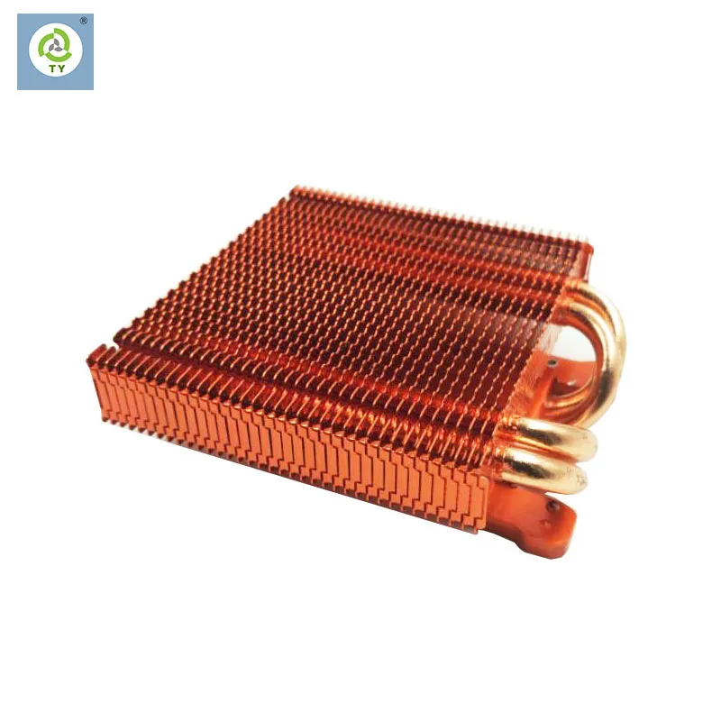 
CPU Heat Pipe Welding Radiator High Power Computer Radiator Industrial computer servers buckle FIN heat pipe radiators 