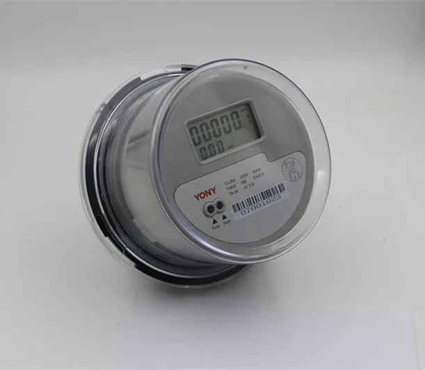 ANSI YONY DDS3666 with high quality Single phase 1S 2S round socket Round Electronic smart Meter