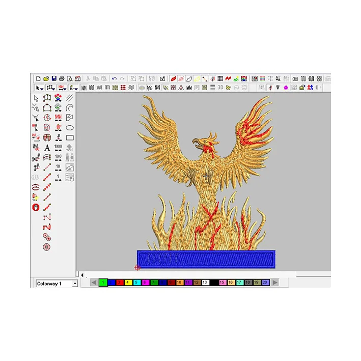 
Fast Cheap High-quality Latest Designs Patches Design Computer Embroidery Digitizing 