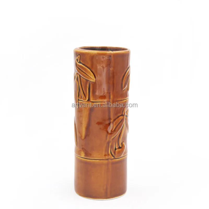 Wholesale Cheap Ceramic Tiki Mug New Concept Ceramic Cups for Cocktail/Bar Coffee Mug Without Handle Beer Mug